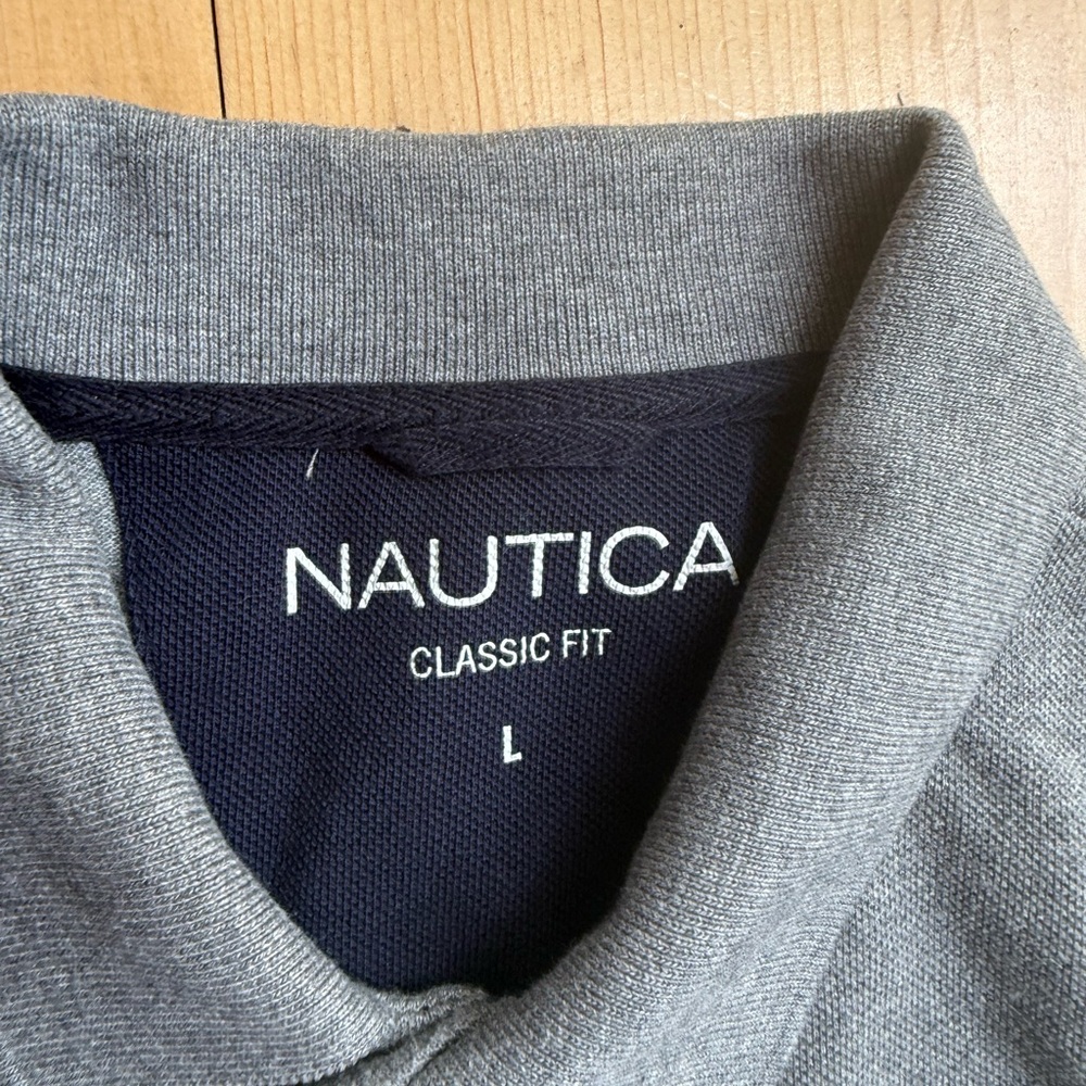 Nautica Gray Polo Shirt